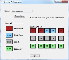 Flight Reservation Screenshot