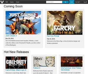 Veil Website Screenshot